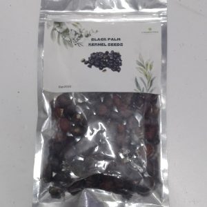 Black palm kernel seeds